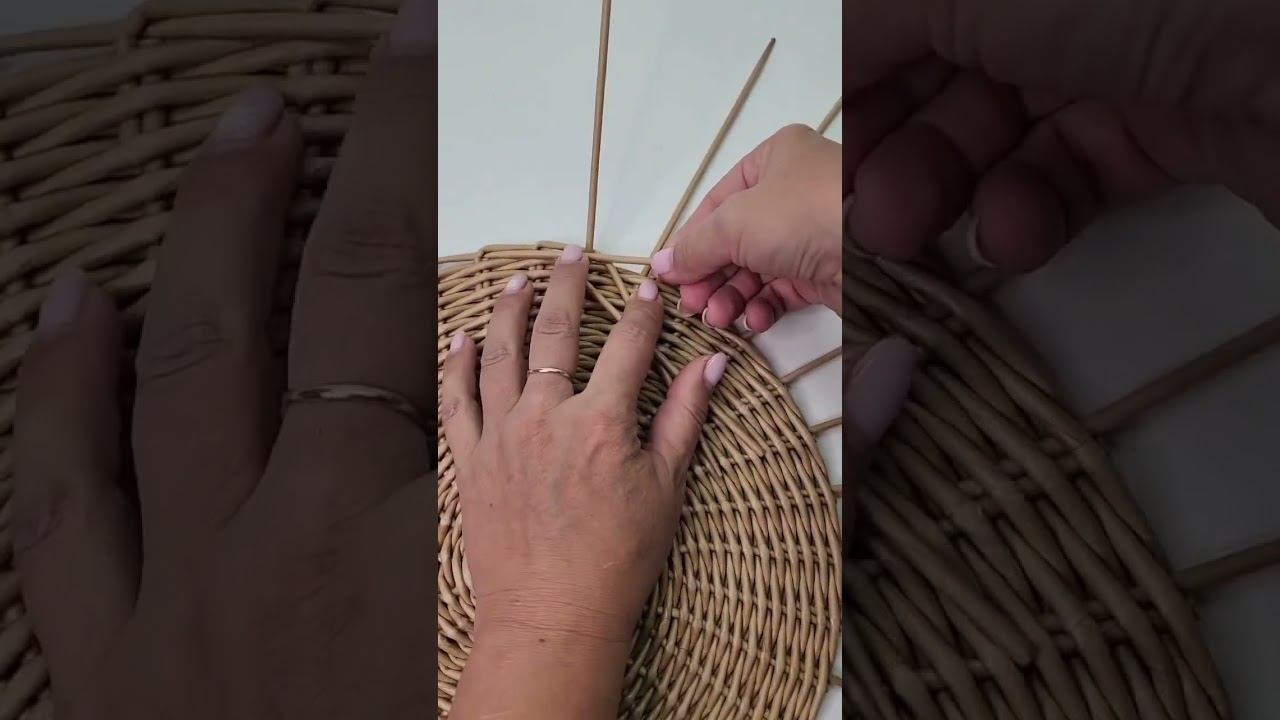 Процесс плетения из бумажной лозы смотреть онлайн