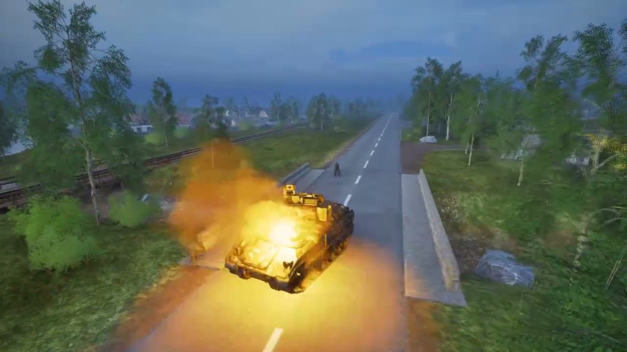 Засада на подступах к Нарве в SQUAD 10.1 смотреть онлайн