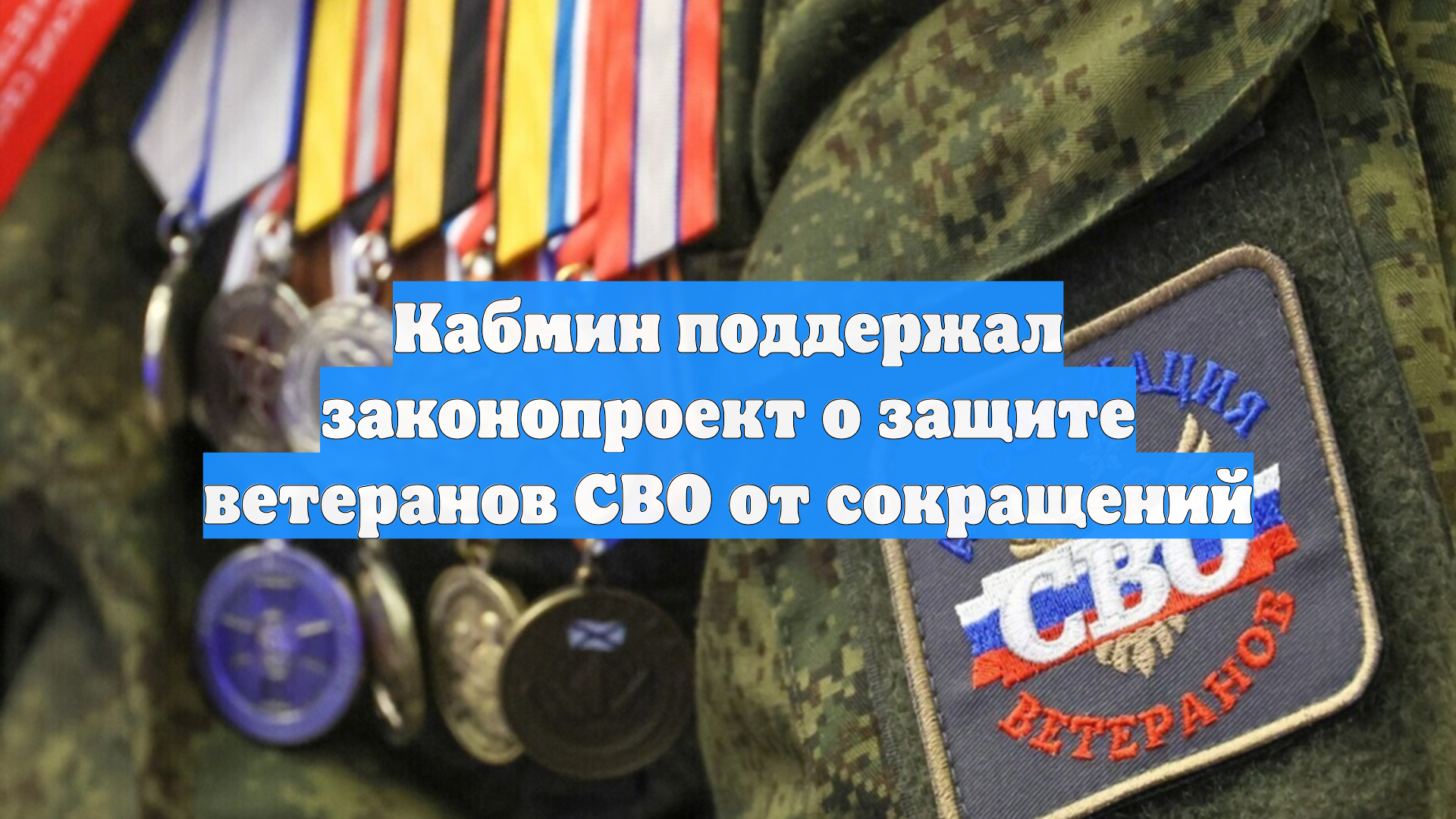 Правительство поддержало закон о защите участников СВО от сокращений на работе смотреть онлайн