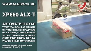 Алджипак XP650 ALX-T автоматическая упаковочная машина упаковка консервов 1х3