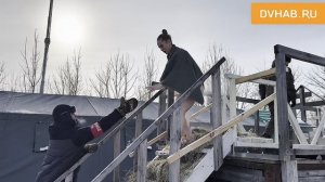 Как прошли крещенские купания в поселке имени Горького