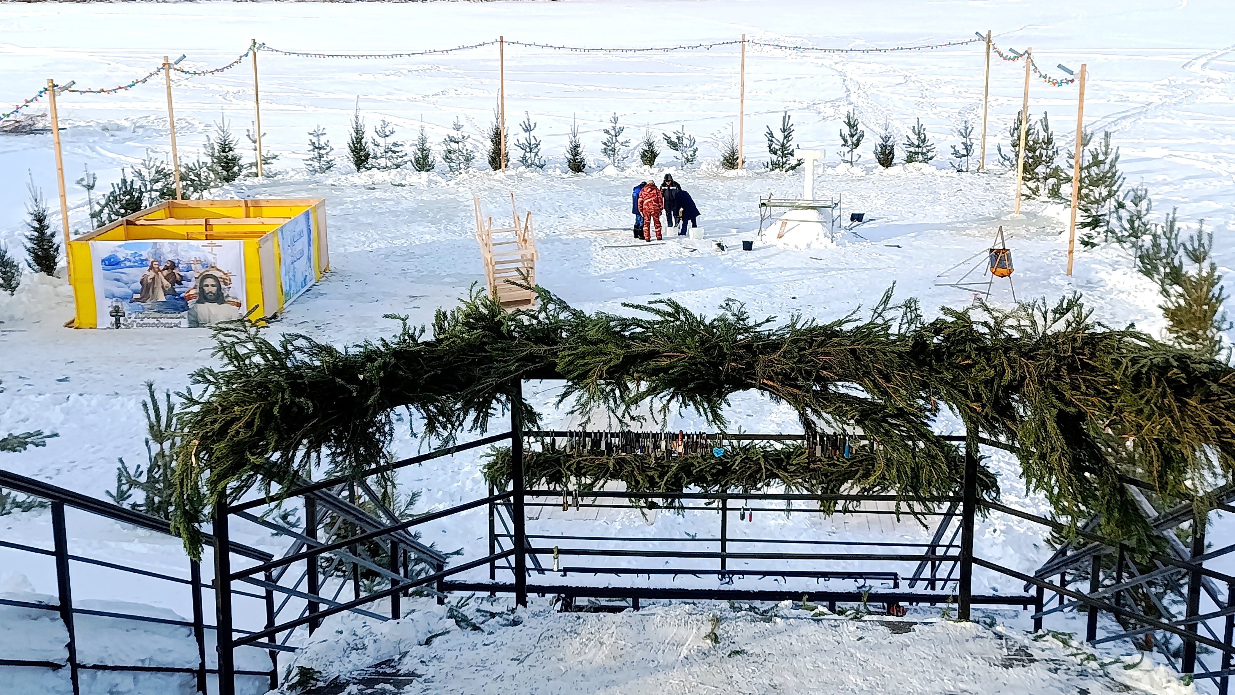 Наше село готовится к Крещению. смотреть онлайн