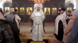 Проповедь митрополита Леонтия в Богоявленском храме г. Воронежа