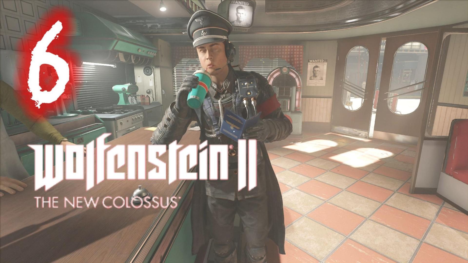 WOLFENSTEIN 2 New Colossus Прохождение #6 смотреть онлайн