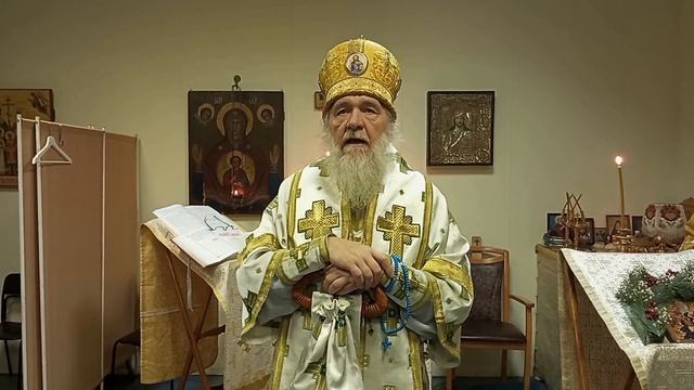 Проповедь в праздник Богоявления. Архиепископ Зосима смотреть онлайн