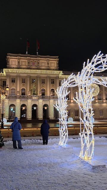 Синий мост ❄️ самый широкий в Санкт‑Петербурге — в новогодние дни. смотреть онлайн