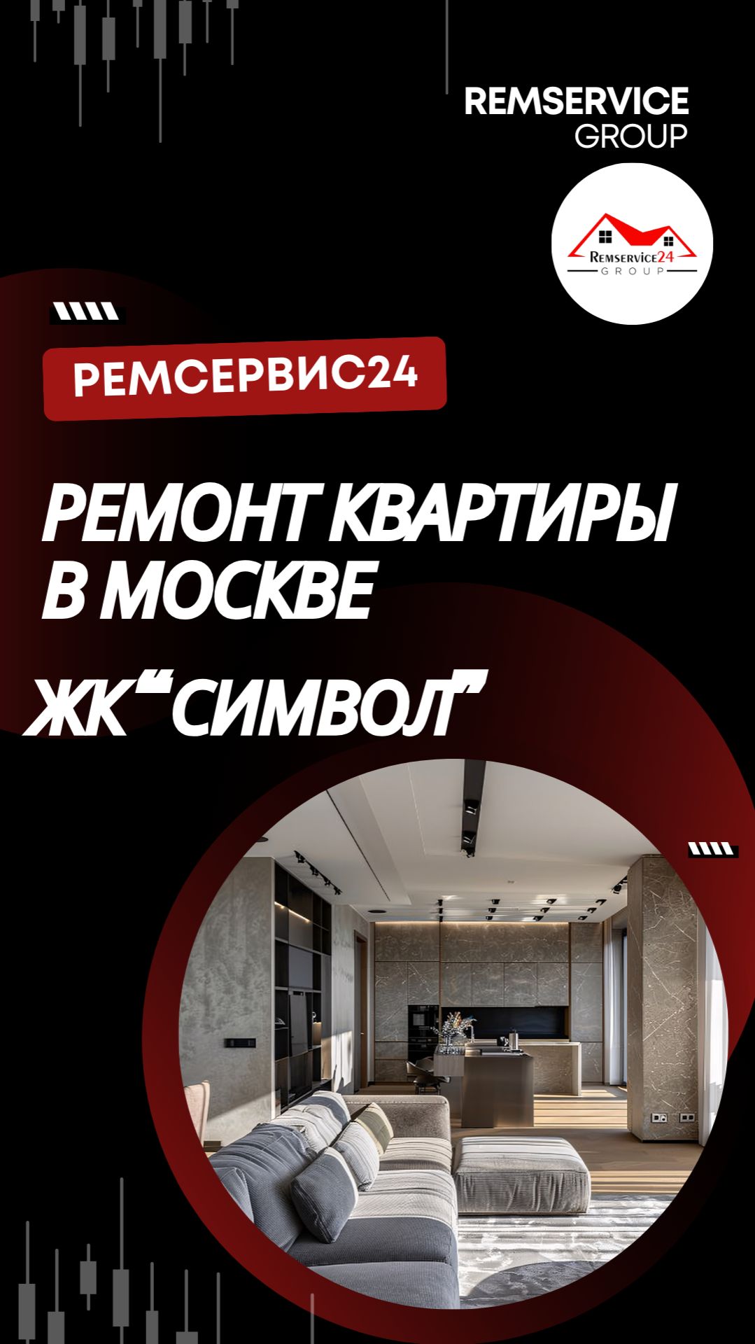 Ремонт квартиры в Москве, ЖК "Символ". Малярные работы смотреть онлайн