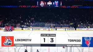 Обзор матча КХЛ Локомотив - Торпедо