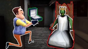 СЕКРЕТ ЛЮБВИ БАБКИ ГРЕННИ ПРИВЕТ СОСЕД В МАЙНКРАФТ