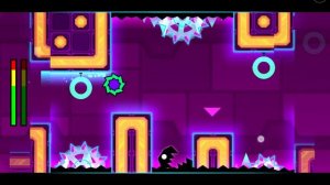 Я прошёл уровень Airborne Robots в Огненном Геометри Деш!