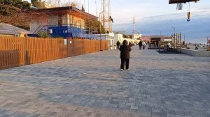 Адлер сейчас 19/01/2026  ПЛЯЖ ЧАЙКА