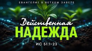 Исаия: 48. Действенная надежда | Ис. 51:1-23 || Алексей Коломийцев