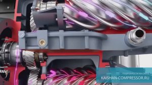 Кайшан. Винтовой двухступенчатый компрессор KRSP2