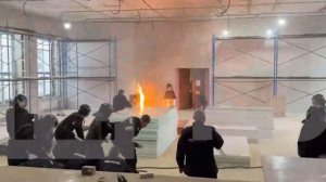 Опубликованы кадры взрыва в центре МВД в Сыктывкаре