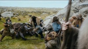 Хоббит.Нежданное путешествие.Гномов преследуют орки и волки.