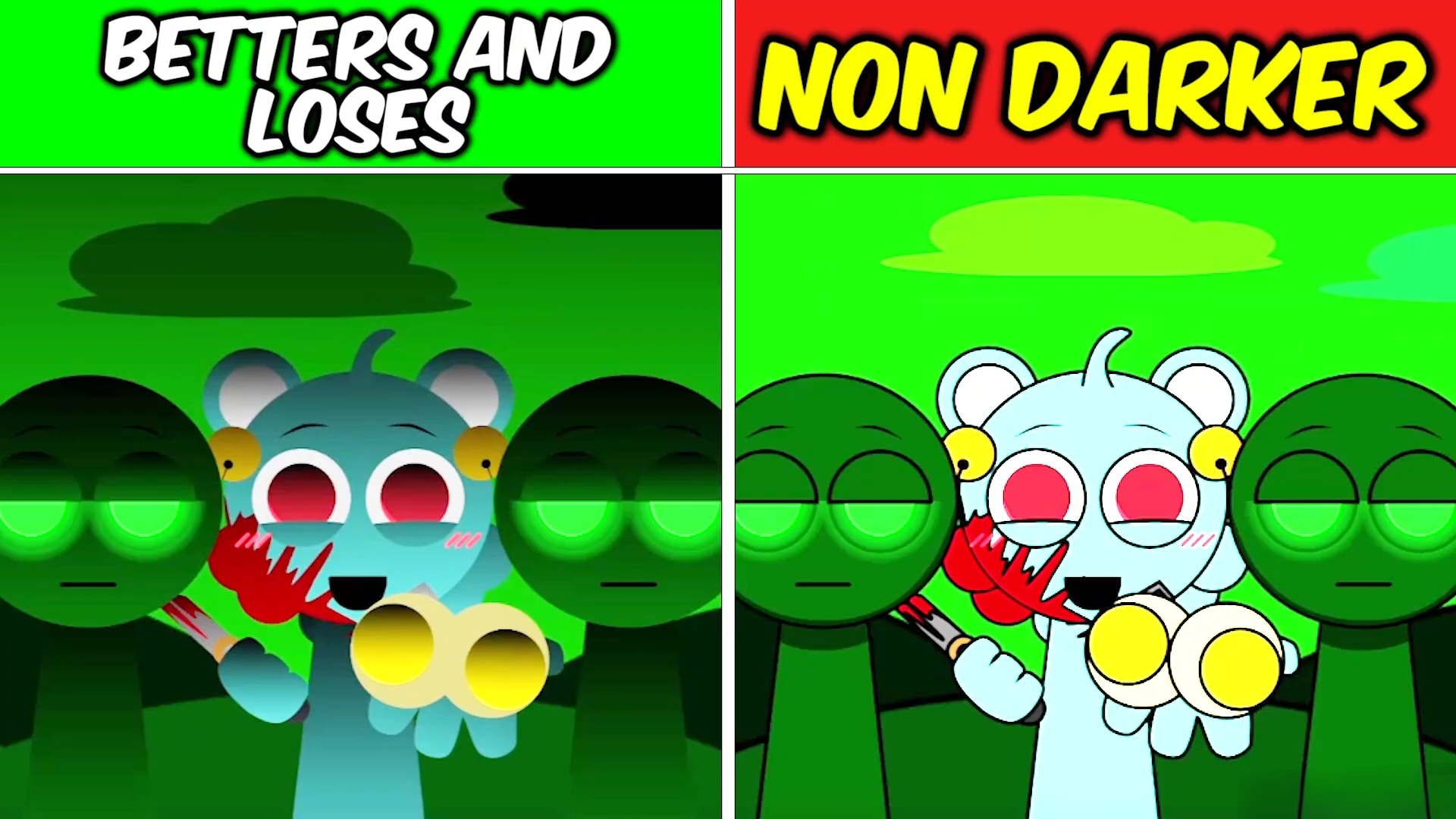 спрунки betters and loses но без теней