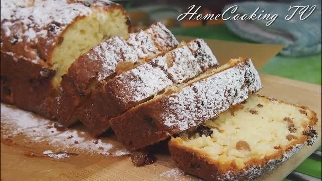 Кекс творожный с изюмом смотреть онлайн