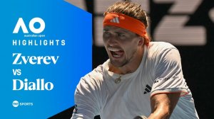 18.01.2026 | ОБЗОР ИГРЫ | Александр Зверев - Габриэль Диалло | 1-й круг | AO 2026 | Highlights
