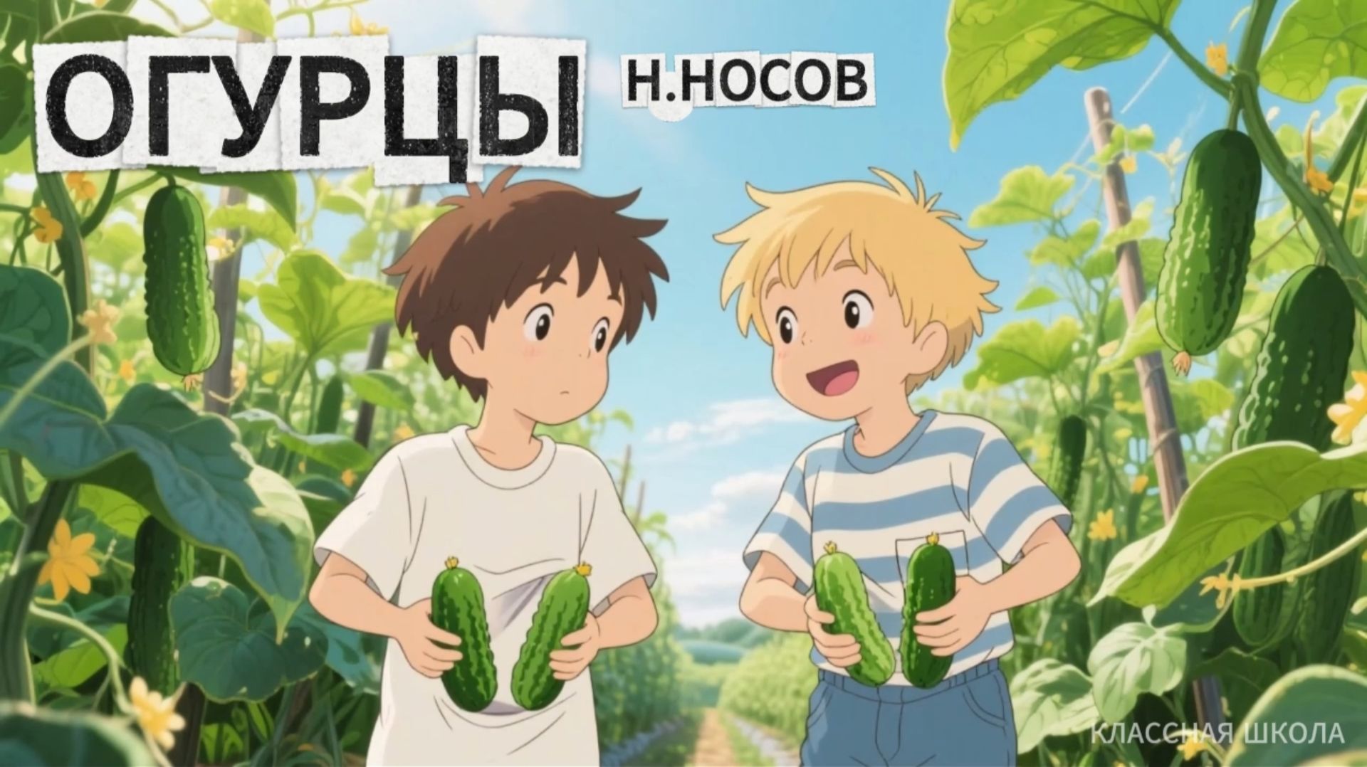 Мультфильм Огурцы 🥒по рассказу Николая Носова смотреть онлайн