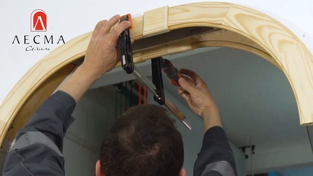 Установка Арки из массива сосны смотреть онлайн