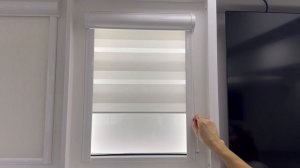 Рулонная штора уни с тканью день-ночь