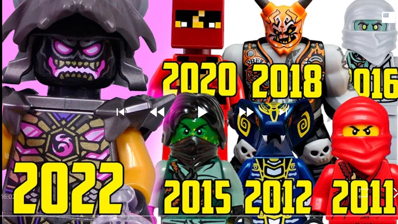 семейные фигурки LEGO Ниндзяго смотреть онлайн