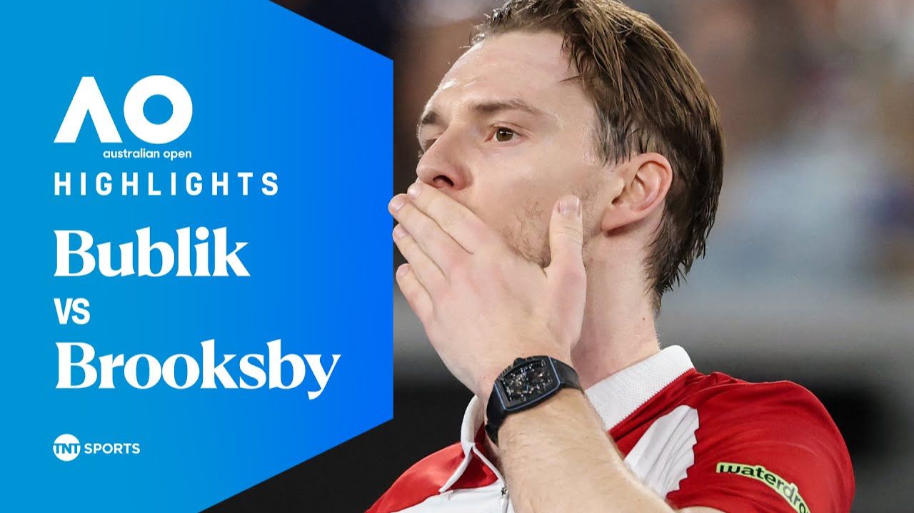 18.01.2026 | ОБЗОР ИГРЫ | Александр Бублик - Дженсон Бруксби | 1-й круг | AO 2026 | Highlights смотреть онлайн