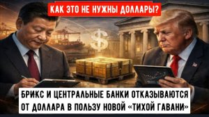 БРИКС и центральные банки отказываются от доллара в пользу новой «тихой гавани»