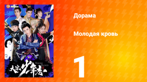 Молодая кровь 1 сезон 1 серия