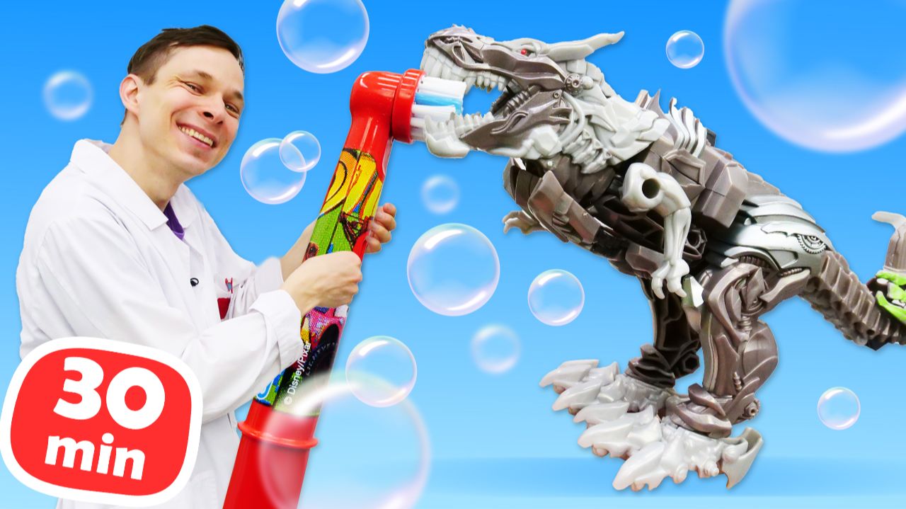 ДиноАпокалипсис в Мегаклинике: Оптимус Прайм и Битва за Зуб Динобота! смотреть онлайн