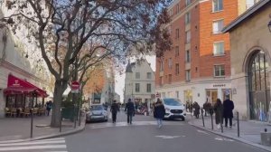 🇫🇷 Париж, Франция - Проулка по городу в конце декабря 2025 🎅