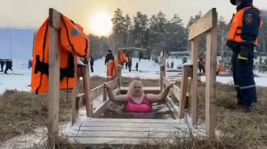 Крещенские купания КУРГАН ГОЛУБЫЕ ОЗЕРА 19.01.2025