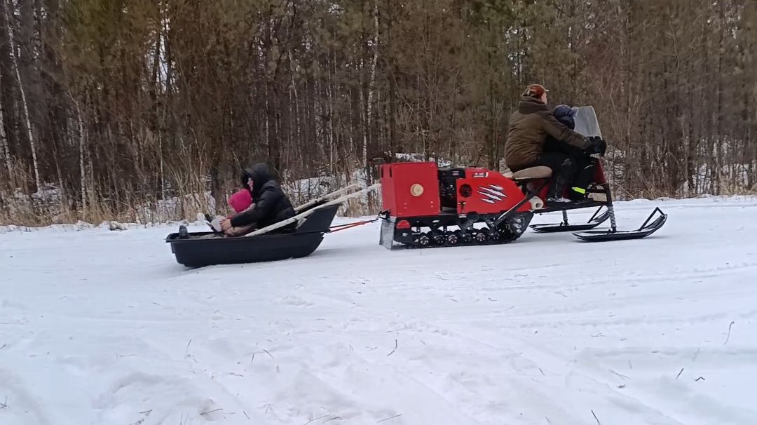 Прогулка по зимнему лесу. Как проводят новогодние каникулы в Сибири. смотреть онлайн