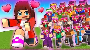 Стал ДЕВОЧКОЙ и появилось много ПОКЛОННИКОВ! - Майнкрафт Анимация