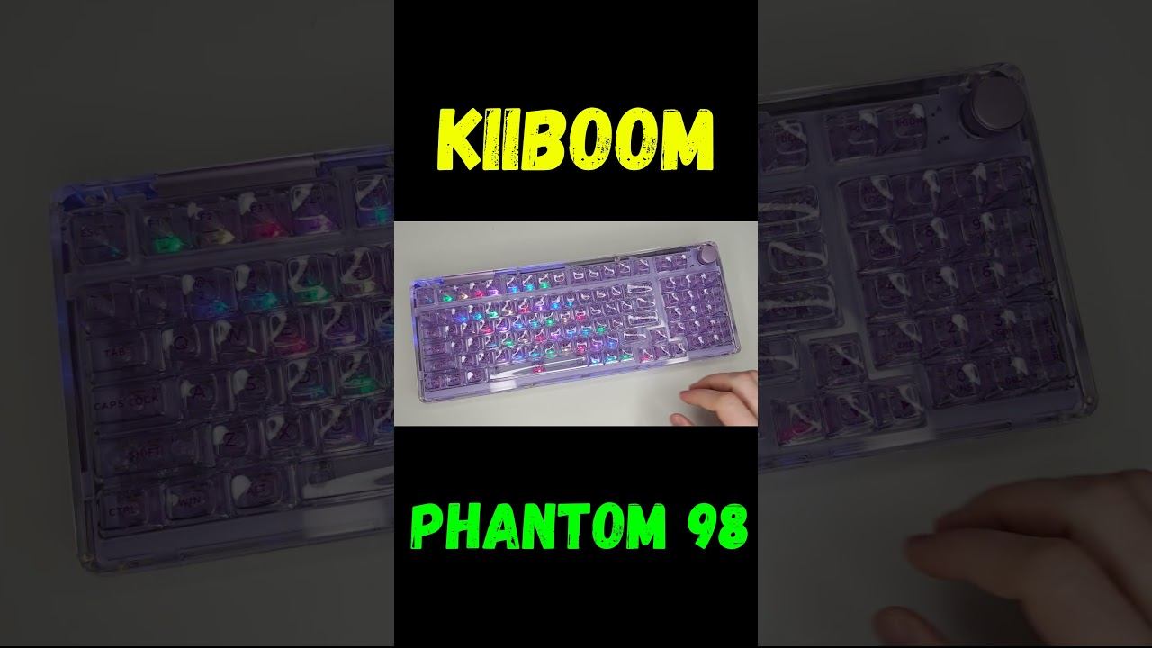 KiiBOOM Phantom 98 Purple #mechanicalkeyboard #asmr смотреть онлайн