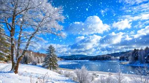 ЛЕГКАЯ ЗИМНЯЯ УСПОКАИВАЮЩАЯ МУЗЫКА ДЛЯ СНА 🎵 РАССЛАБЛЯЮЩАЯ МУЗЫКА ДЛЯ ДУШИ И ПОДАВЛЕНИЯ СТРЕССА