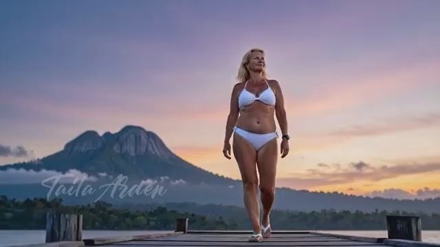 Taila Arden - Robe au vent de  Vídeo musical Natural older woman