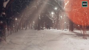 Ночные зимние пейзажи Москвы в январе | О Москве с любовью