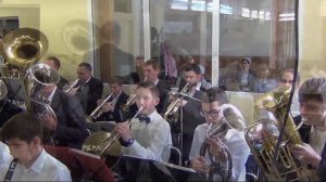 Пусть земля вся утверждает..- дух. оркестр - музыка..