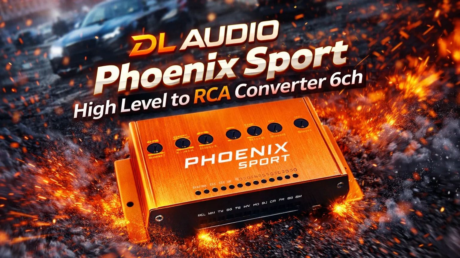 Топовый шестиканальный преобразователь - DL Audio Phoenix Sport High Level to RCA Converter 6ch смотреть онлайн