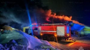 Пожарные ликвидировали открытое горение на птицефабрике в Чувашии