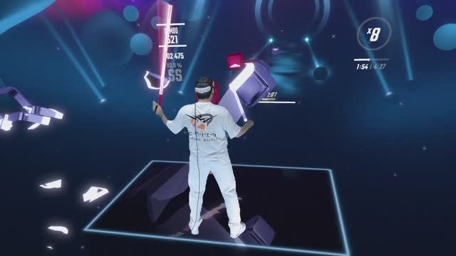 Beat Saber - Coldplay - A Sky Full Of Stars (Expert+ SS) [Mixed Reality] смотреть онлайн