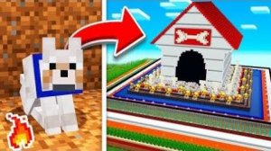 Я ПОСТРОИЛ САМУЮ ЗАЩИЩЁННУЮ БУДКУ ДЛЯ СВОЕЙ СОБАКИ В МАЙНКРАФТ ! MINECRAFT MRBEAST ДАКПЛЕЙ КОМПОТ