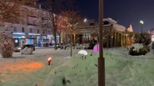 Крещенские гуляния👫 | Заснеженный Александровский бульвар ❄️❄️❄️ #мирувлечений