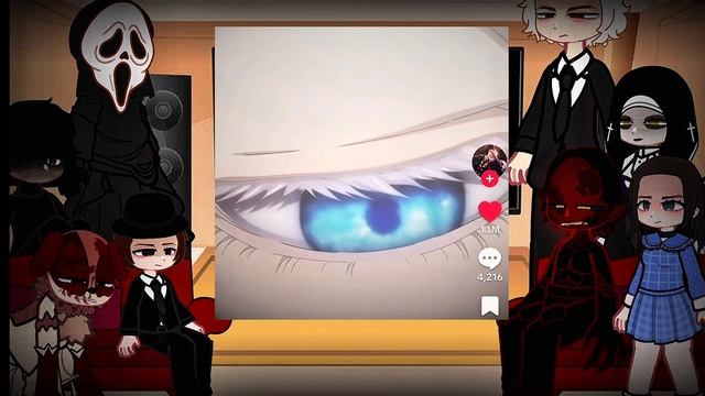 Slashers react to gojo as exorcist смотреть онлайн