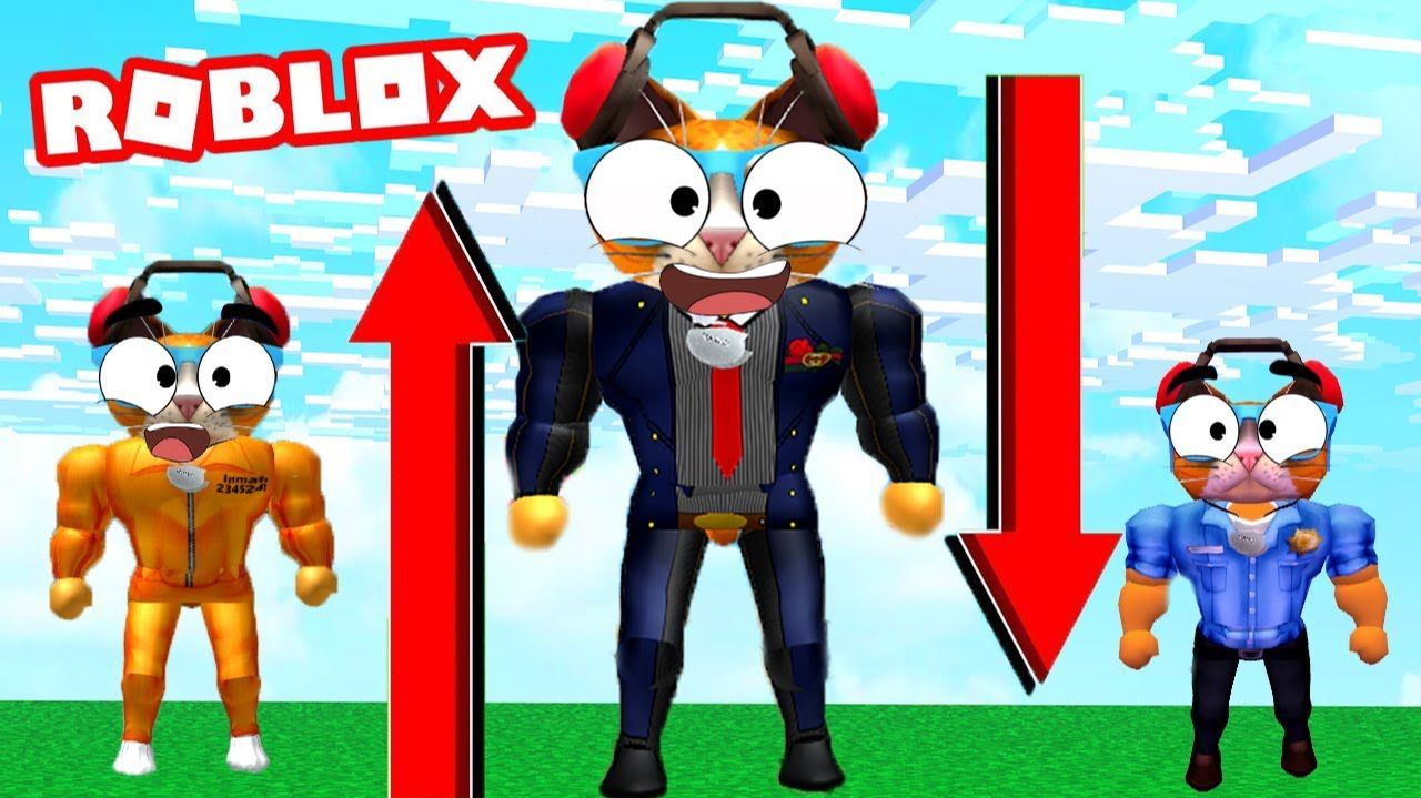 СИМУЛЯТОР РОСТА! Roblox Котик Игроман