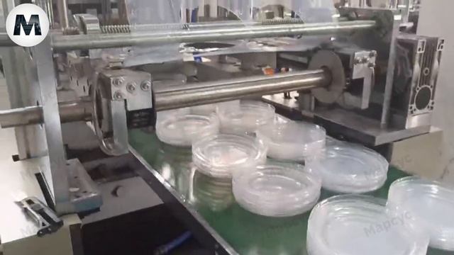 Работа термоформовочного станка для производства пластиковых изделий MTF-033xM3 смотреть онлайн