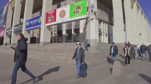 4K.Moscow Metro Station Frunzenskaya (Sokolnicheskaya Line).