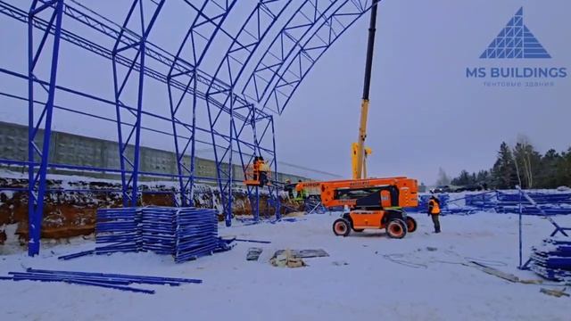 🔥 МОНТАЖ ГИГАНТСКОГО ТЕНТОВОГО ЗДАНИЯ 40×60м В СНЕГУ! 22 метра высоты — как это делают? 🔥 МОНТАЖ ГИГАНТСКОГО ТЕНТОВОГО ЗДАНИЯ 40×60м В СНЕГУ! 22 метра высоты — как это делают?