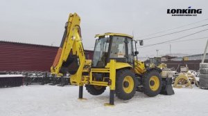 Обзор экскаватора-погрузчика Lonking 84C
